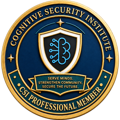 Cognitive Security Institute — CSI Professional Member badge