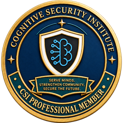 Cognitive Security Institute — CSI Professional Member badge